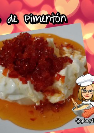 Una foto de Dip de Pimentón con Queso Crema