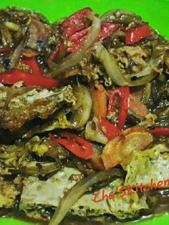 Foto resep Telur dadar kuah pedas