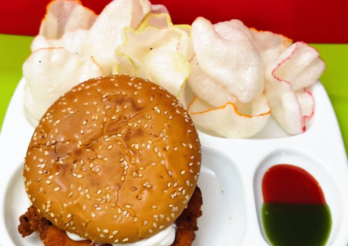 Thunder fillet cheese burger