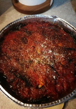 Foto di Melanzane alla parmigiana con mozzarella di bufala