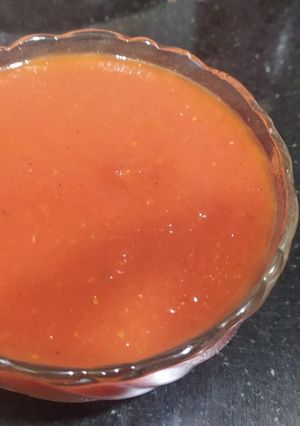 टोमॅटो सॉस (tomato sauce recipe in Hindi) रेसिपी मुख्य फोटो