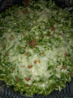 Spenótos tészta recept fotója