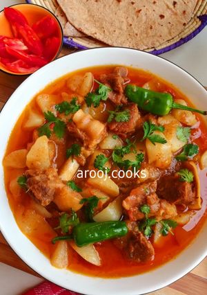A picture of Shaljum Gosht.