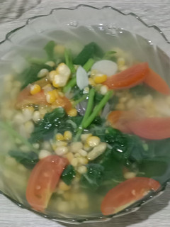 Foto resep Sayur bening bayam+jagung