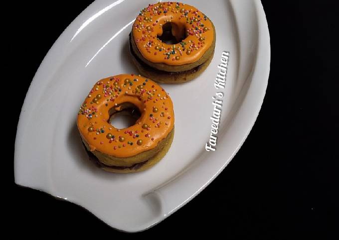 Donut Shortbread Cookies