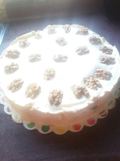 Una foto de Torta helada lúcuma nuez