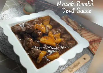 Resep Populer Mini Steak Burger Masak Bumbu Devil Sauce Lezat Mantap