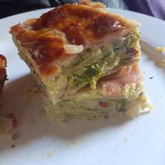 Una foto de Tortilla de repollo al horno