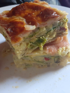 Una foto de Tortilla de repollo al horno