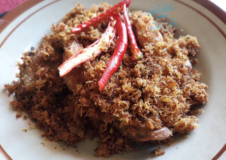 Resep Ayam Goreng Serundeng Kelapa yang Bisa Manjain Lidah