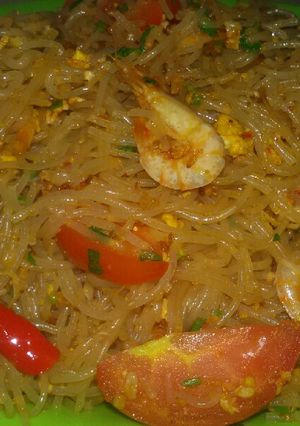 Foto resep Bihun udang goreng
