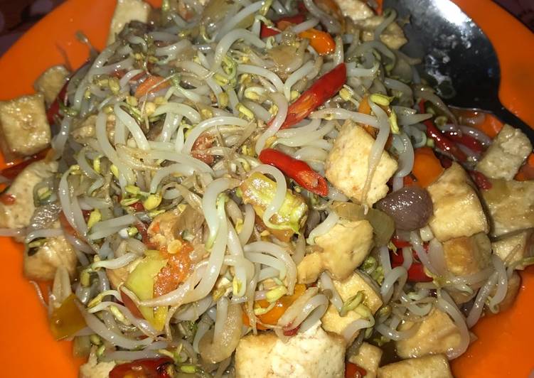 Oseng touge plus tahu yummy😋