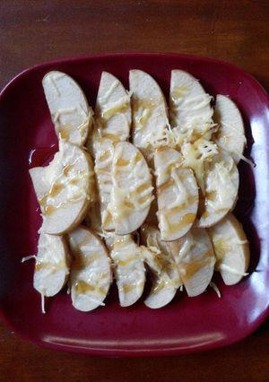 Foto resep Apel Panggang tabur keju (baked apple with mozarella)