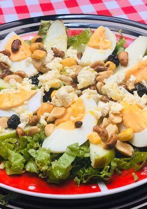 Una foto de Ensalada de peras