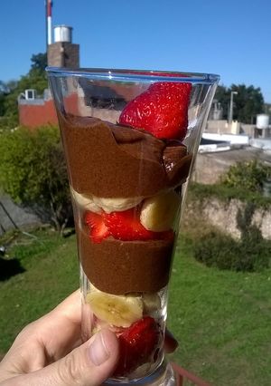 Una foto de Copa helada vegana