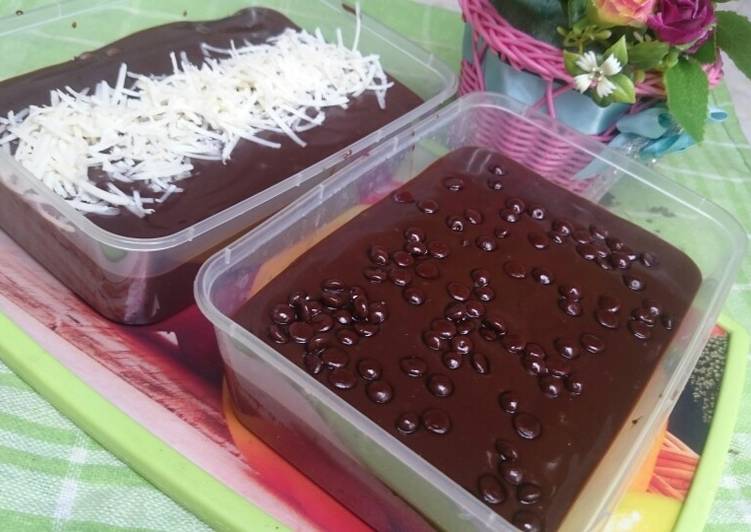 Cara Gampang Membuat Dessert Box, Brownies Coklat Lumer Anti Gagal