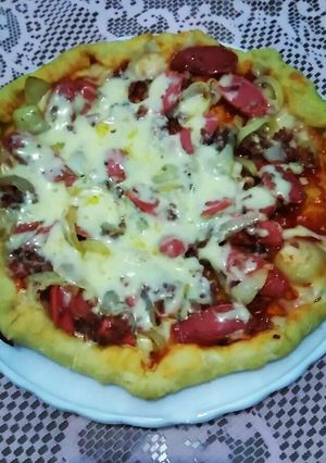 Foto resep Pizza homemade simple teflon