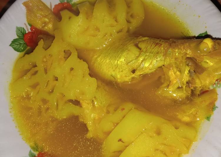 Lempah kuning ikan kerisi khas bangka homemade