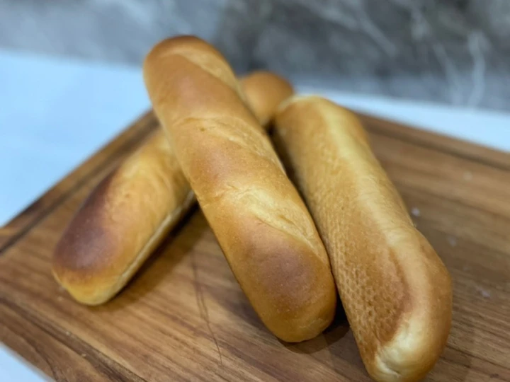 Langkah Mudah untuk Membikin Resep Soft Baguette myway tanpa butter dan telur yang Uenak Anti Ribet, Menggugah Selera