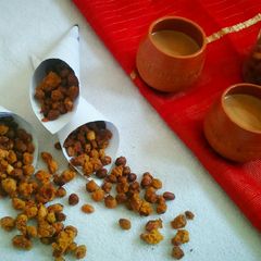 A picture of Microwaved Masala Peanuts.