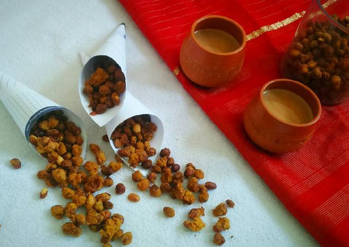 Steps to Prepare Homemade Microwaved Masala Peanuts