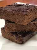 Healthy Chocolate Banana Brownies