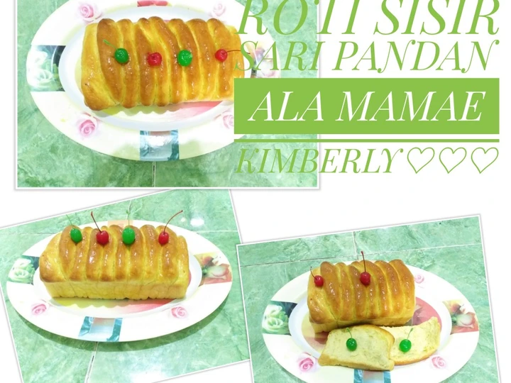 Cara Gampang Menyiapkan Resep Roti Sisir Sari Pandan Lembut (Eggless) 1x Profing yang Bikin Ngiler Anti Ribet, Lezat