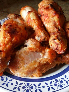 Una foto de Muslos de pollo al horno