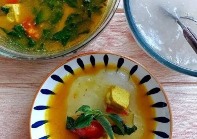 Papeda Ikan Kuah Kuning foto resep utama