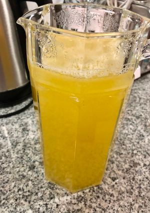Una foto de Jugo de cáscaras de papaya