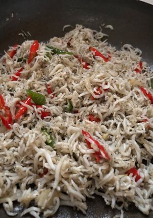 Foto resep Tumis Teri Medan simple