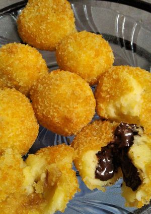 Foto resep Bola singkong lumer crispi