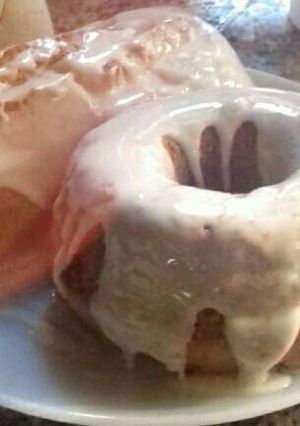 Una foto de Budín de limón con azúcar mascabo