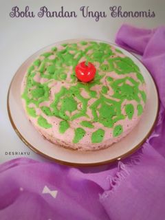 Foto resep Bolu Pandan Ungu Ekonomis