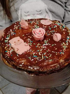 Une photo de Gâteau de crêpes au chocolat