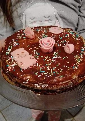 Une photo de Gâteau de crêpes au chocolat