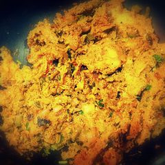 Egg Kothu Parotta A picture of Egg Kothu Parotta.