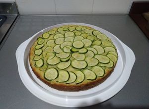 Foto di Torta salata alle zucchine e formaggio galbanino