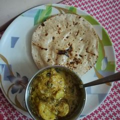 A picture of Kashmiri Dum Aloo.