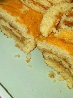 A picture of Strawberry Swiss roll.