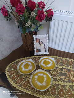 عکسی از دستور حلوای زعفرانی انگشت پیچ