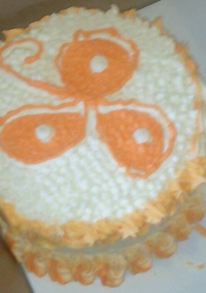 A picture of Orange cake.