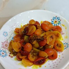 A picture of Karonda Chilli Sweet an Sour sabji.