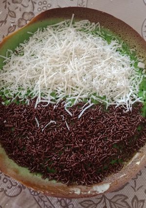 Foto resep Martabak Manis Pandan (Pake Teflon aja gaesss)