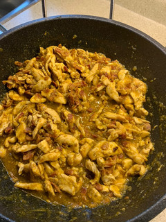 A picture of Chicken fajitas.