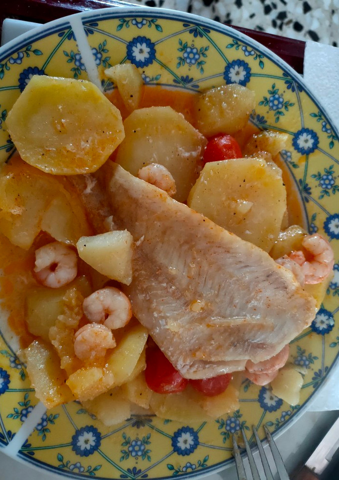Una foto de Merluza al horno