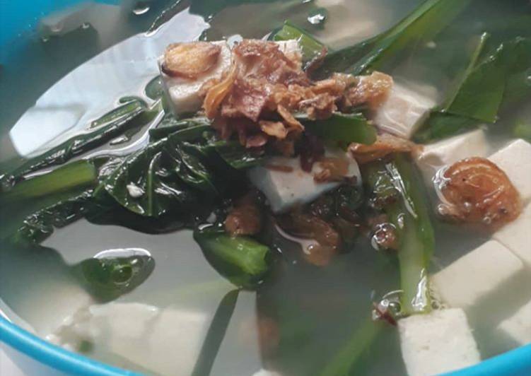 Cara Gampang Menyiapkan Sop Sawi Tahu ala anak kost (Ricecooker) yang Lezat Sekali