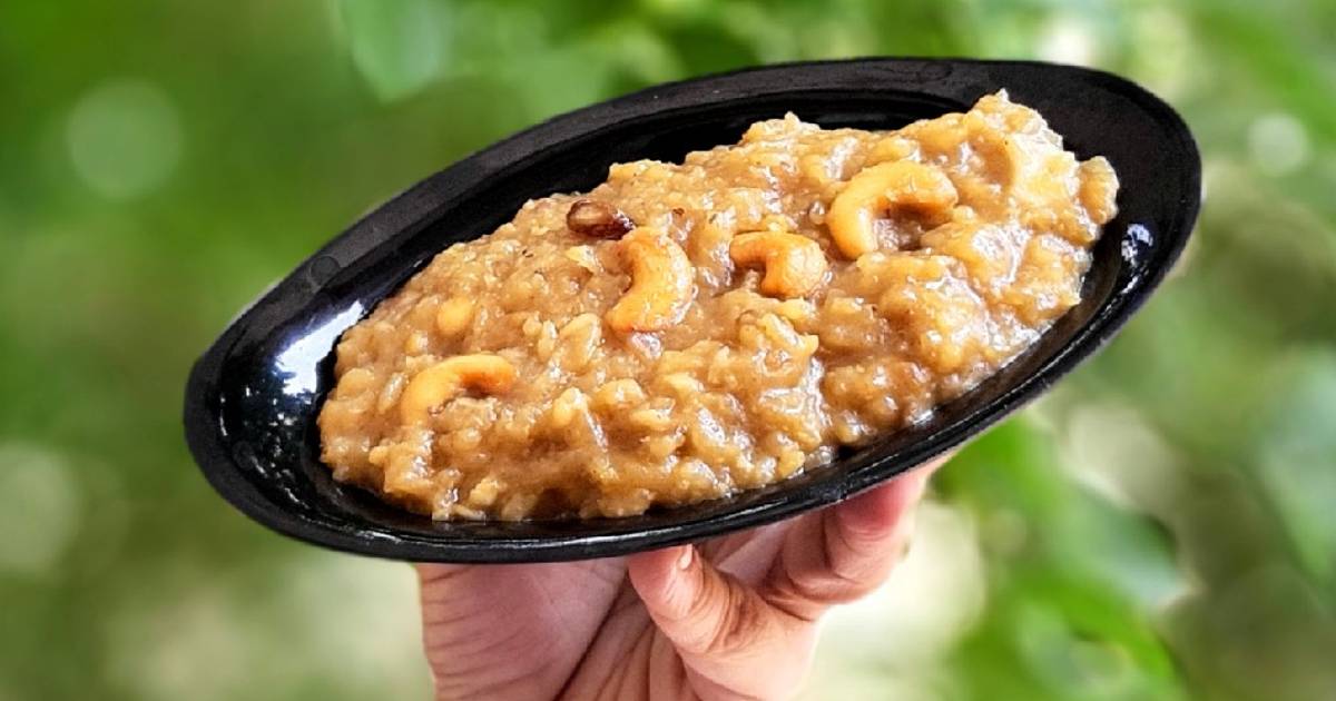 Sweet pongal (sweet khichdi of South India) Recipe by Harshitha ...