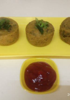 A picture of Multigrain dhokla.