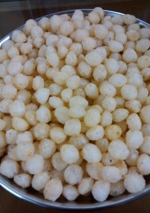 A picture of Sabudana / Sago Chivda.